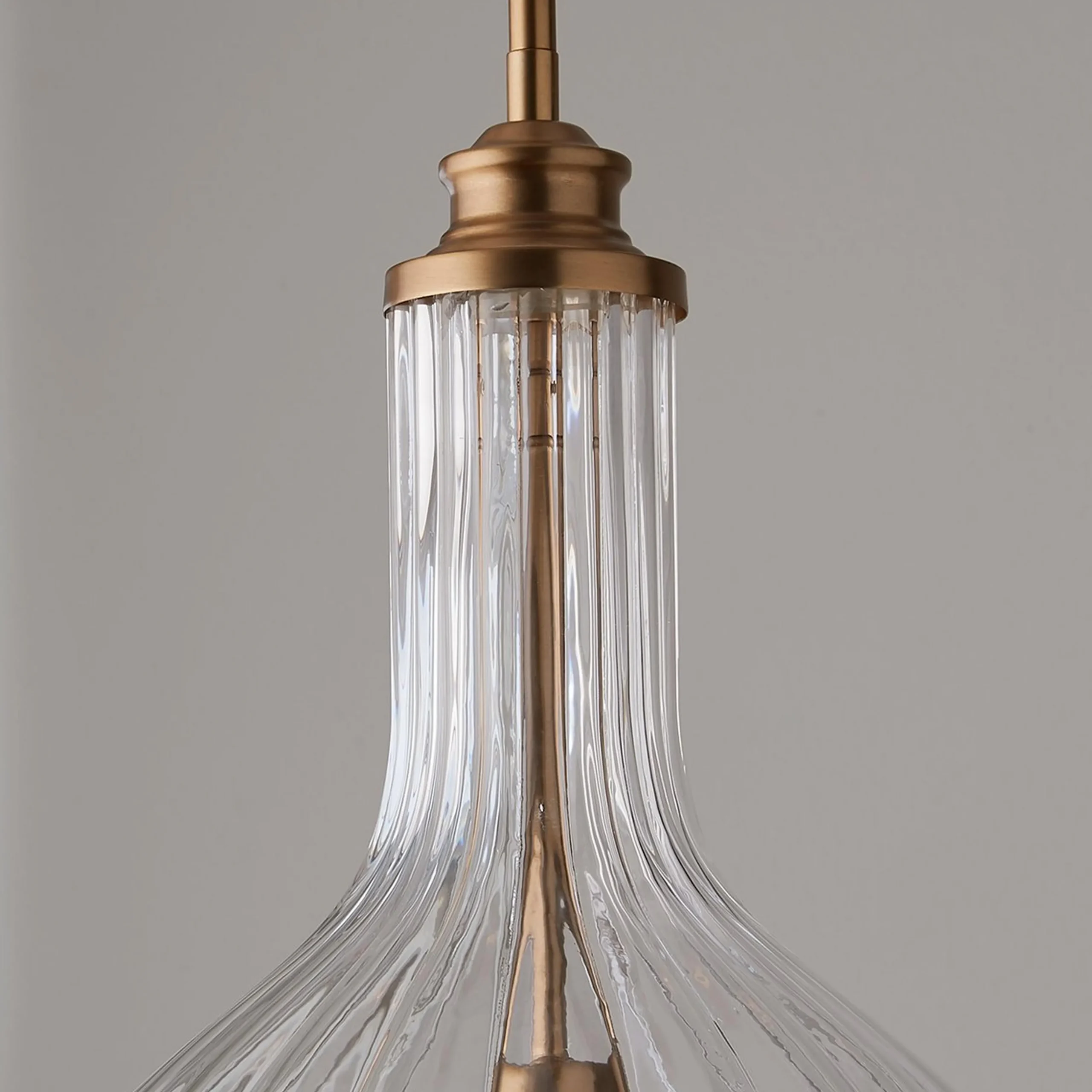 Fluted Globe Pendant
