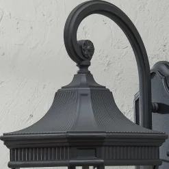 Fluted Trim Outdoor Sconce - Large