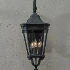 Fluted Trim Outdoor Sconce - Large
