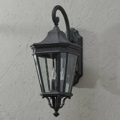 Fluted Trim Outdoor Sconce - Large