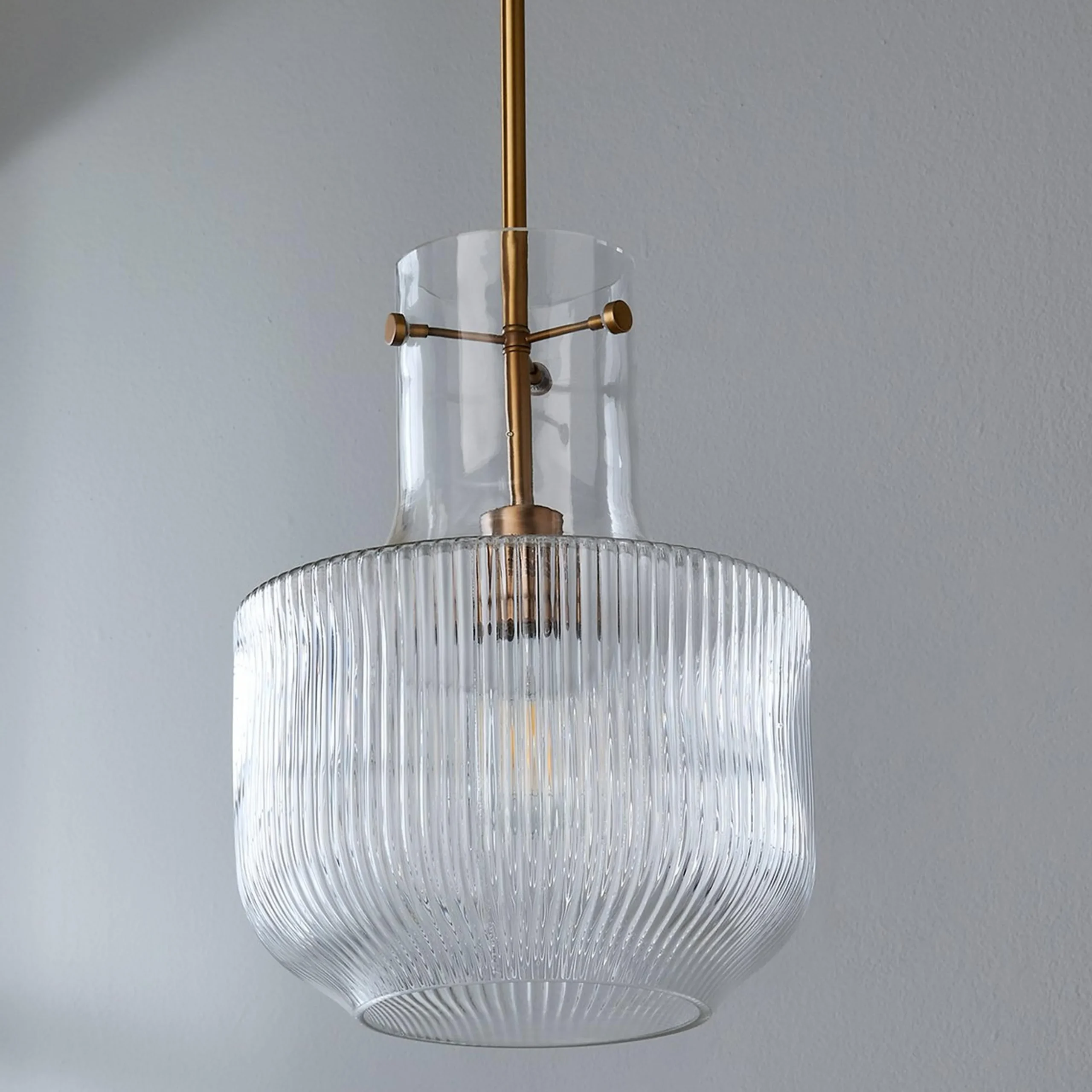 Fluted Tulip Pendant
