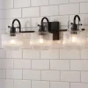 Fluted Tulip Vanity Light - 3 Light