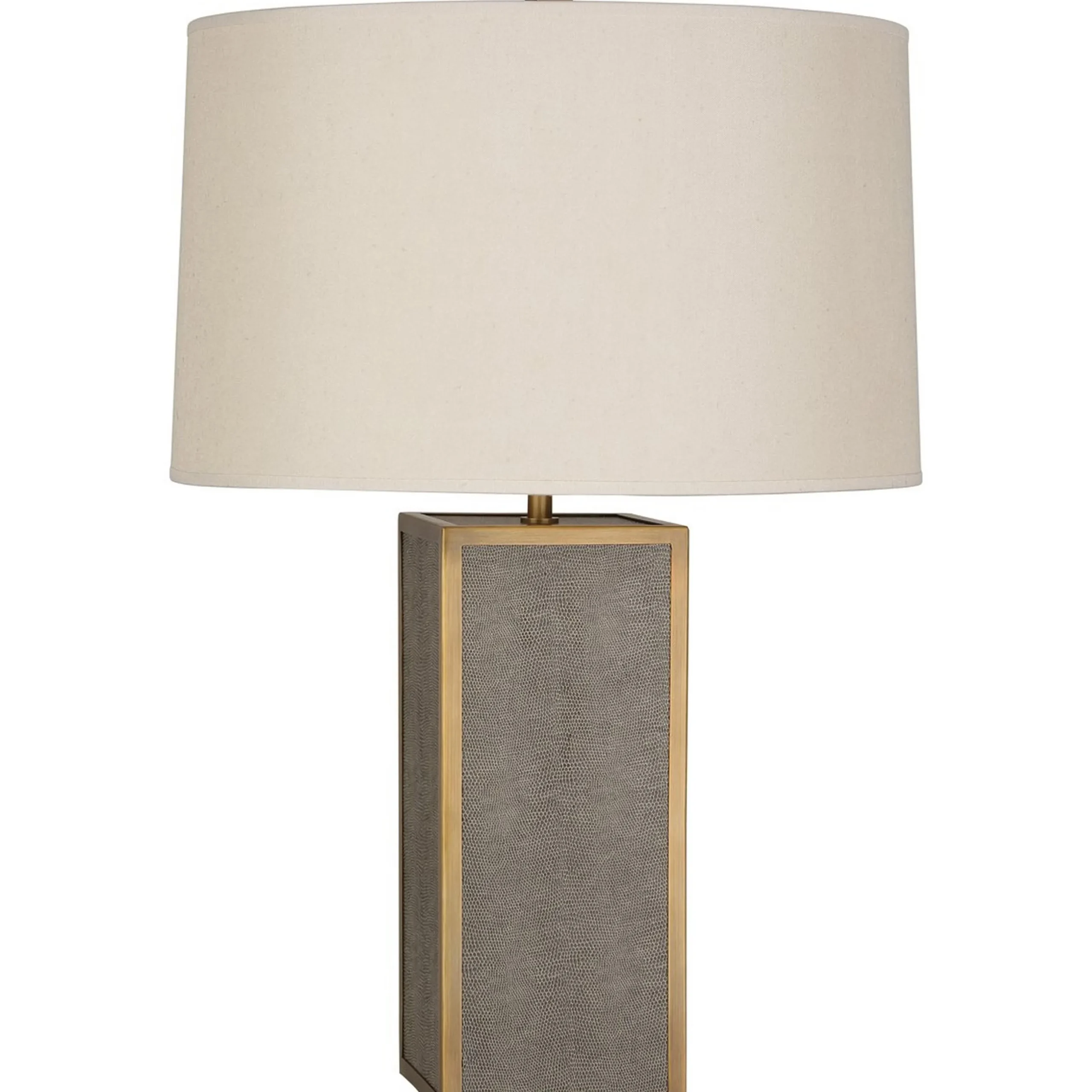 Framed Snakeskin Table Lamp