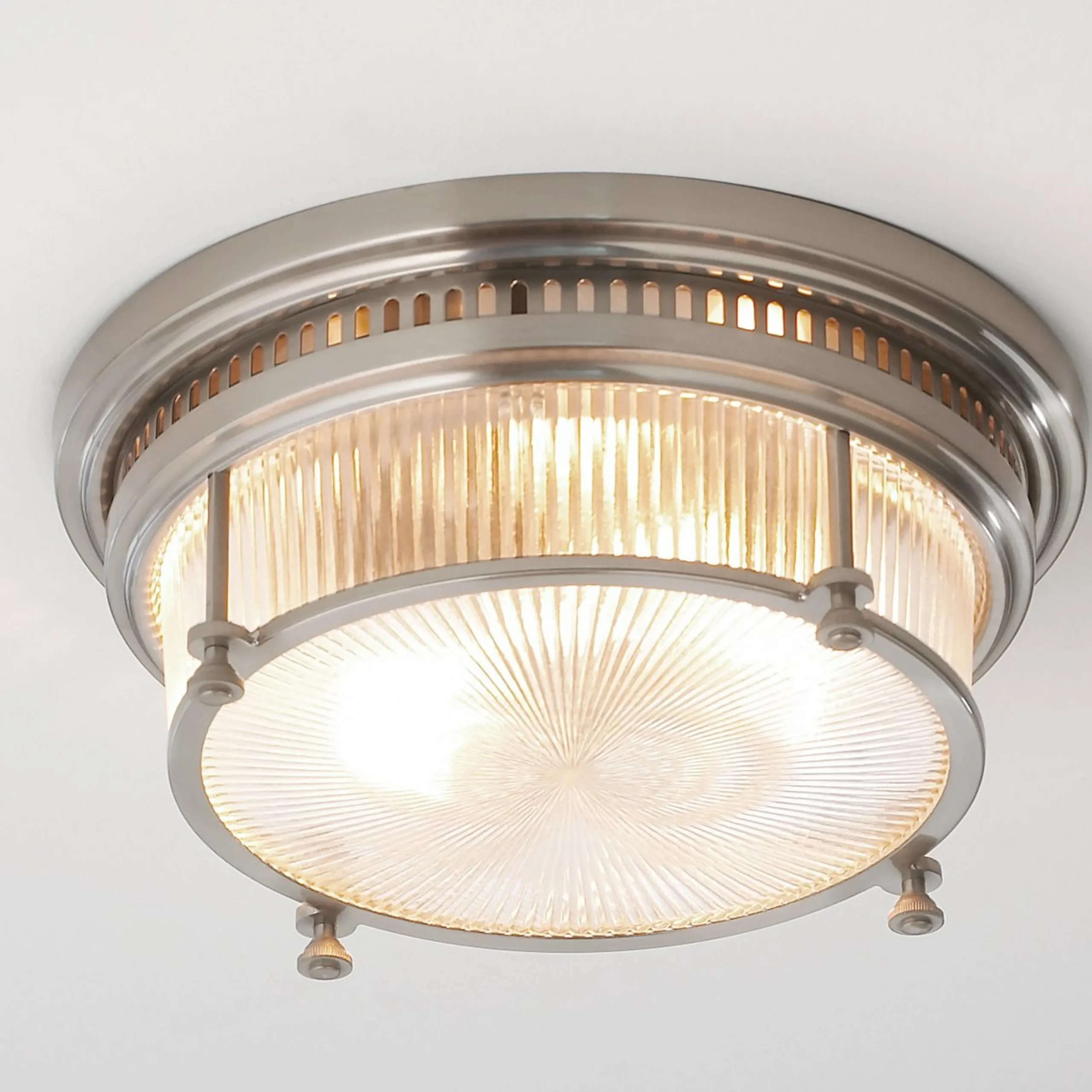 Fresnel Glass Industrial Ceiling Light