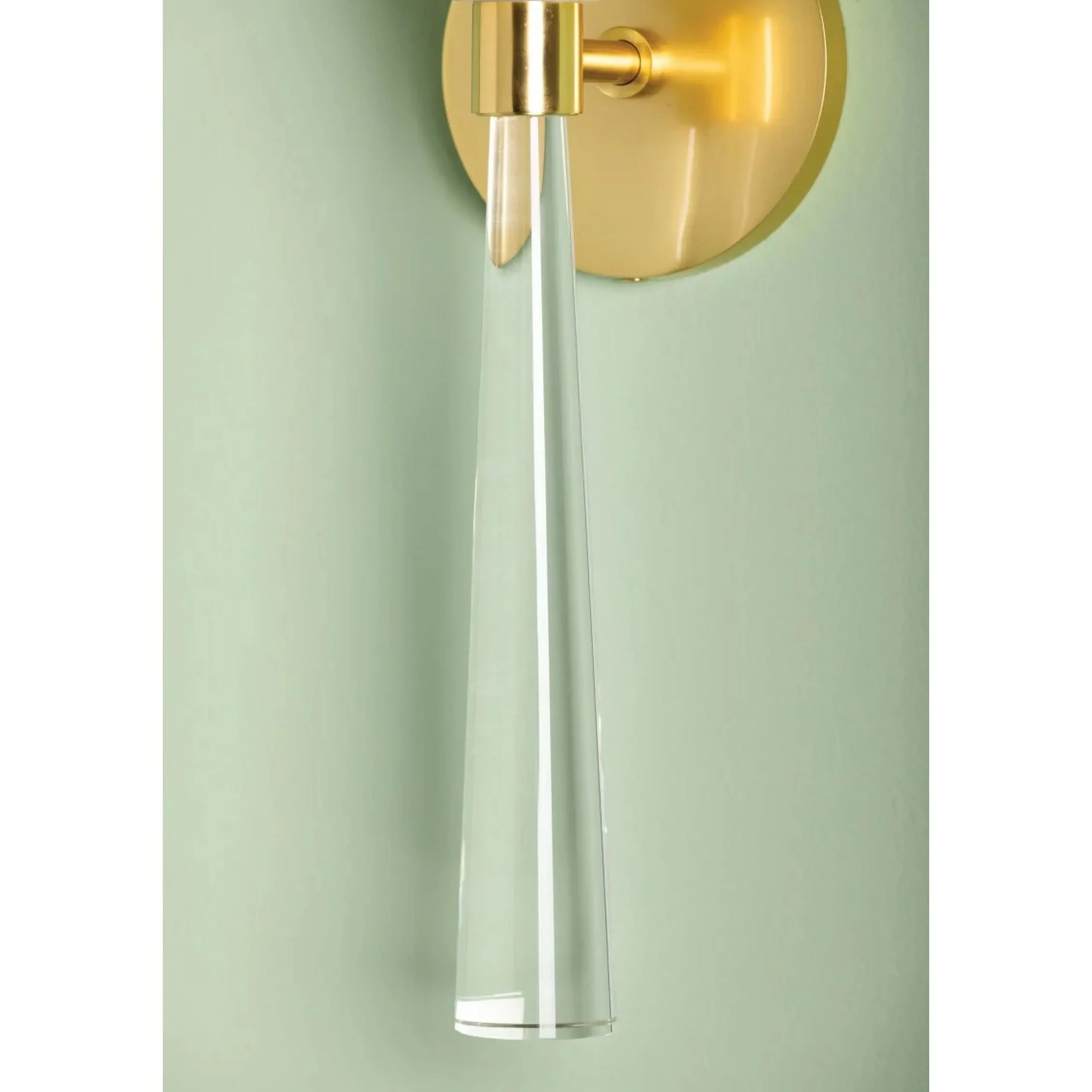 Frosted Plume Bath Sconce