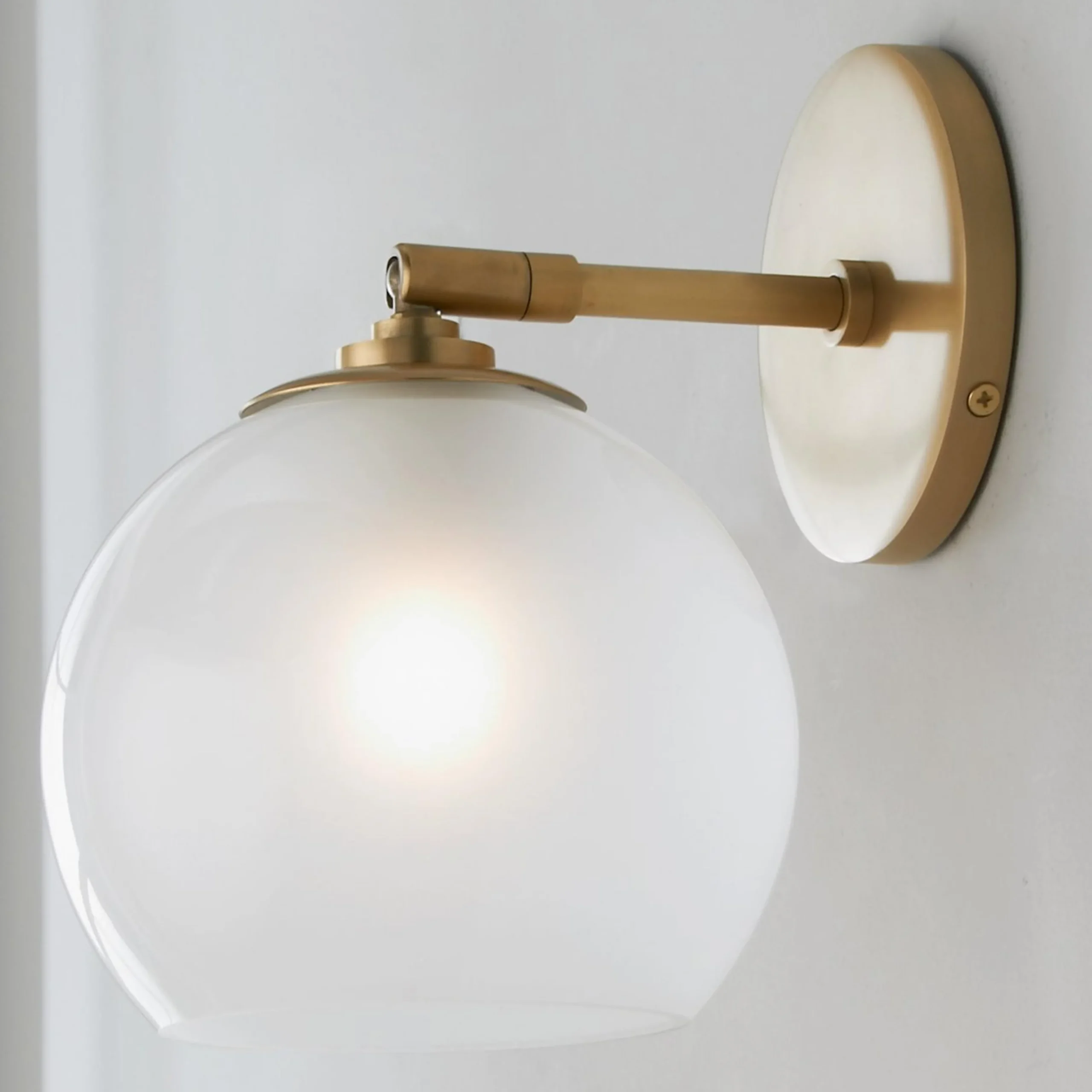 Functional Globe Sconce