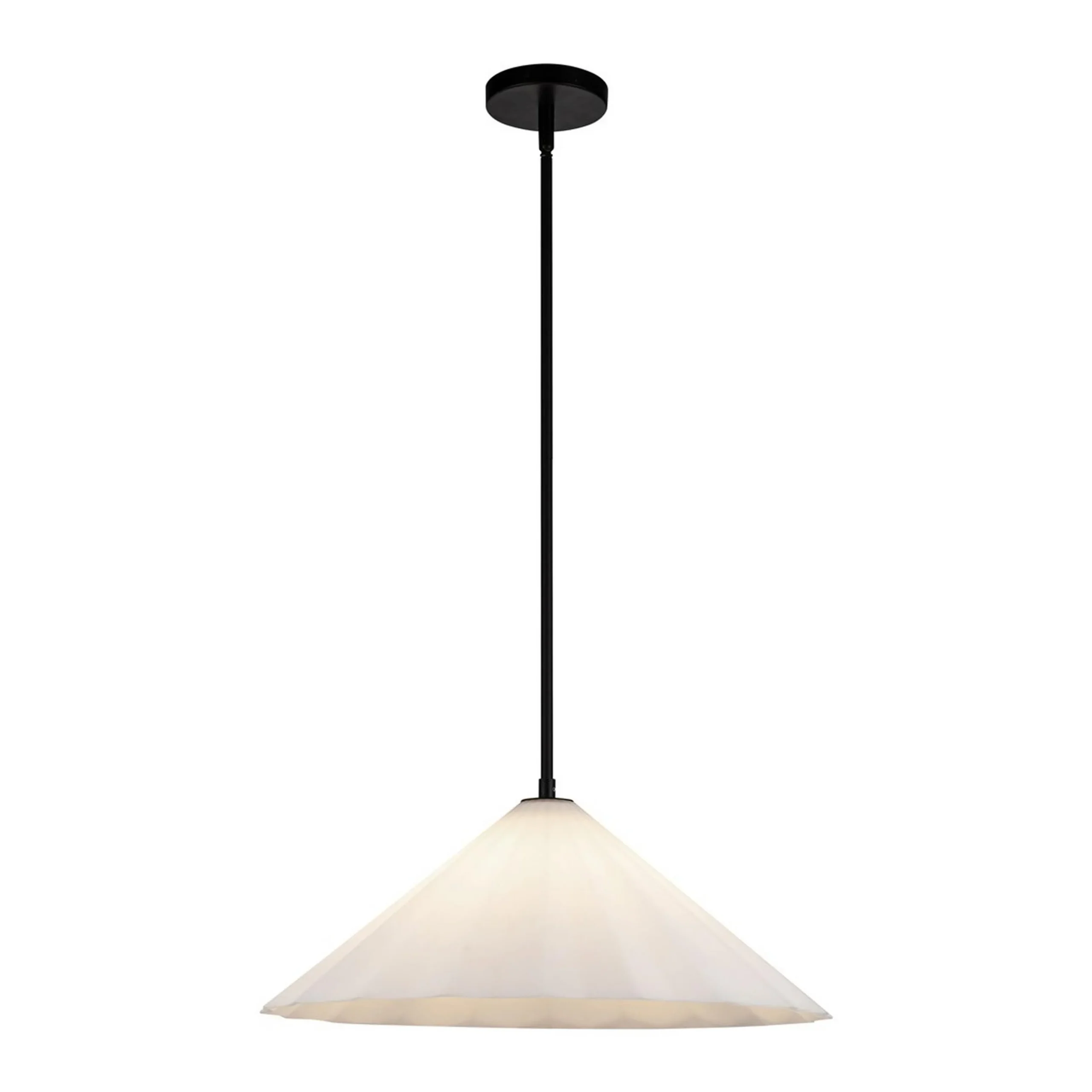 Gently Pleated Pendant - Large
