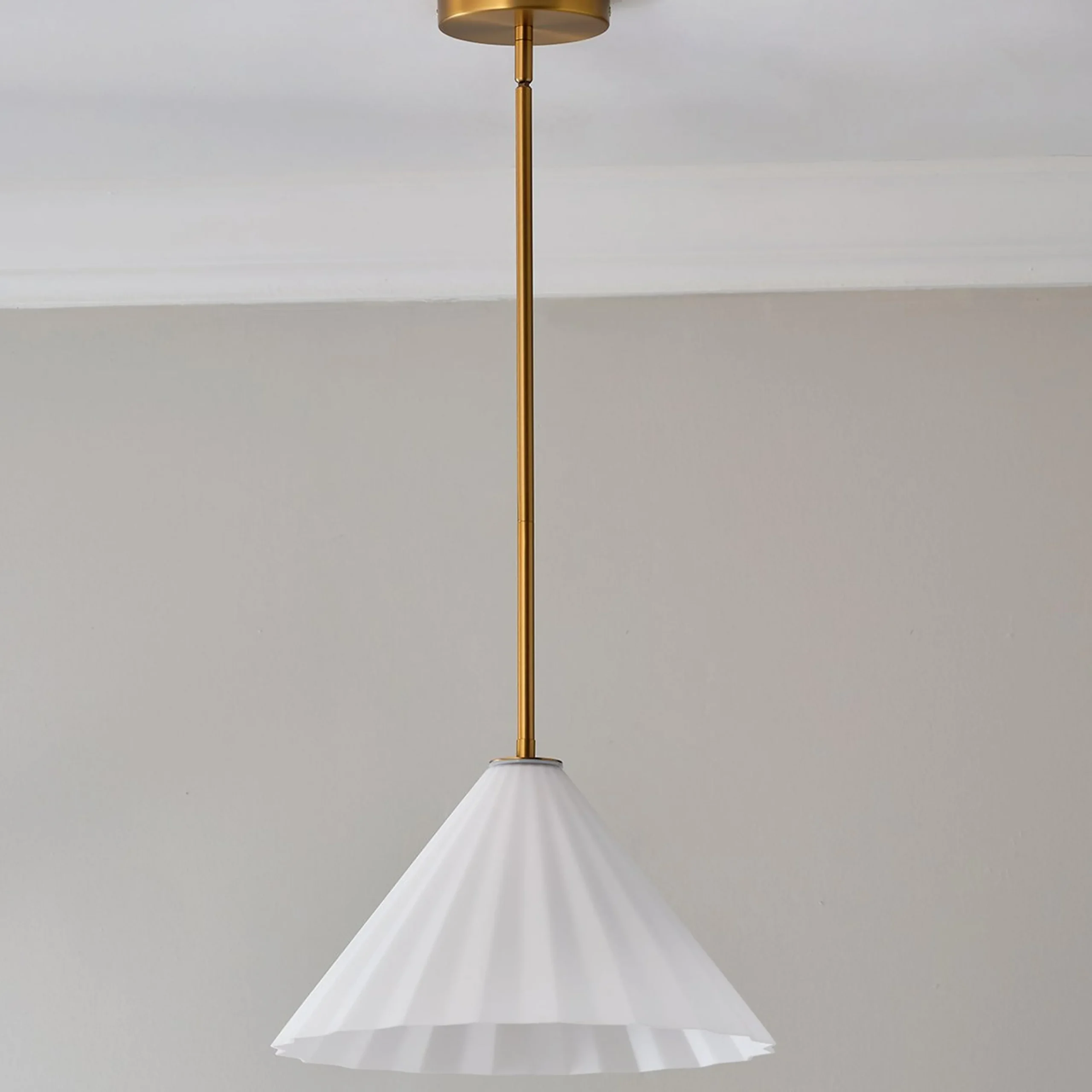 Gently Pleated Pendant - Small