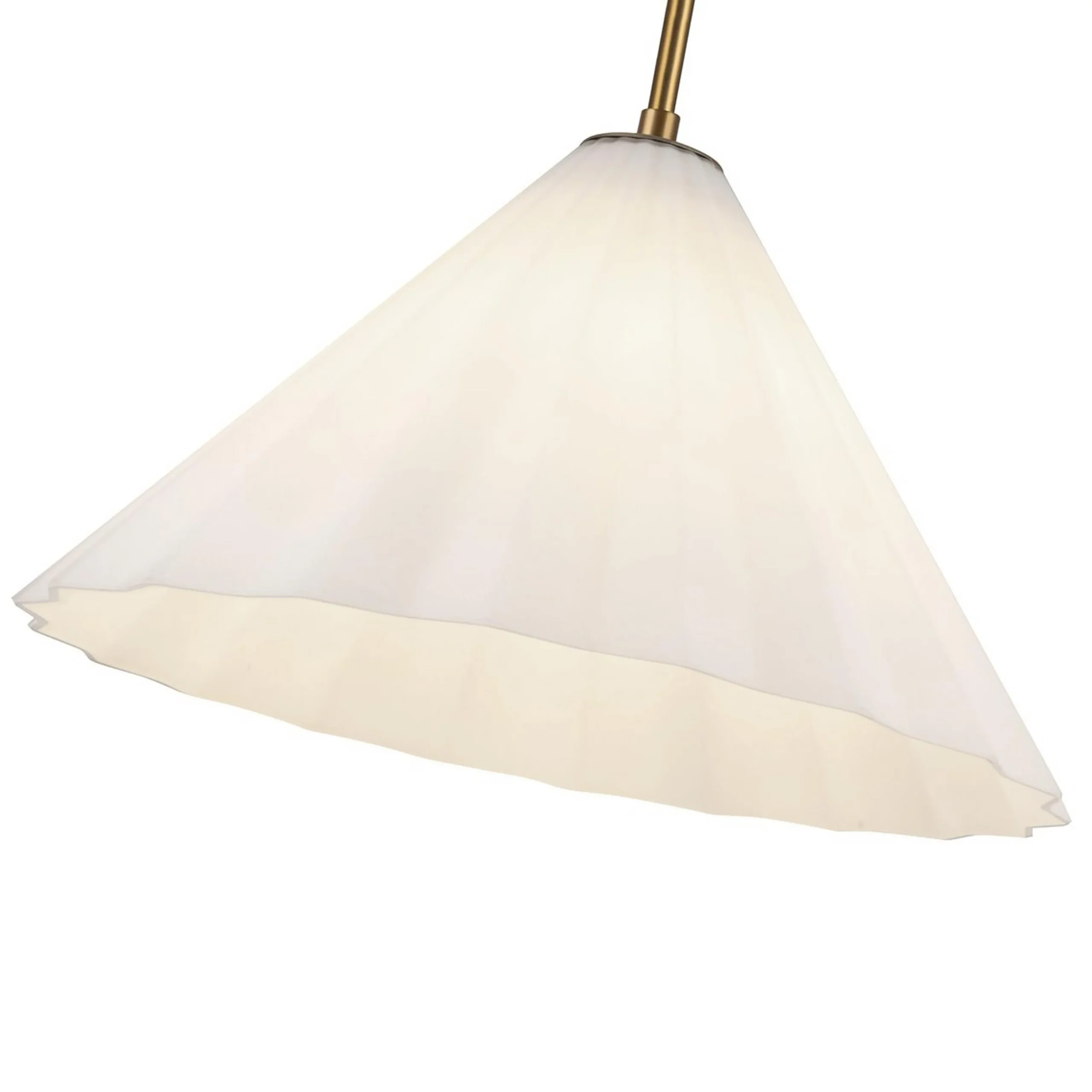 Gently Pleated Pendant - Small