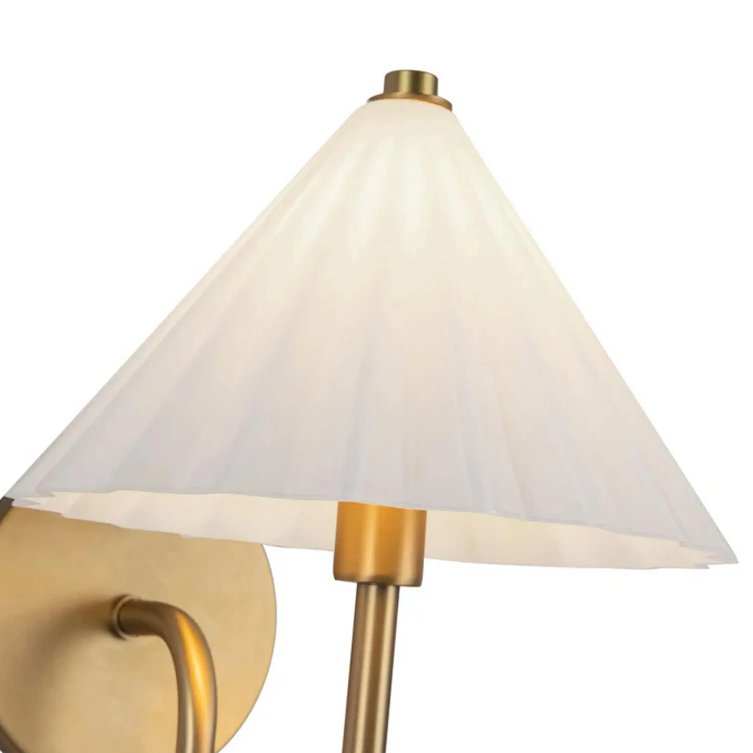 Gently Pleated Sconce