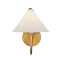 Gently Pleated Sconce