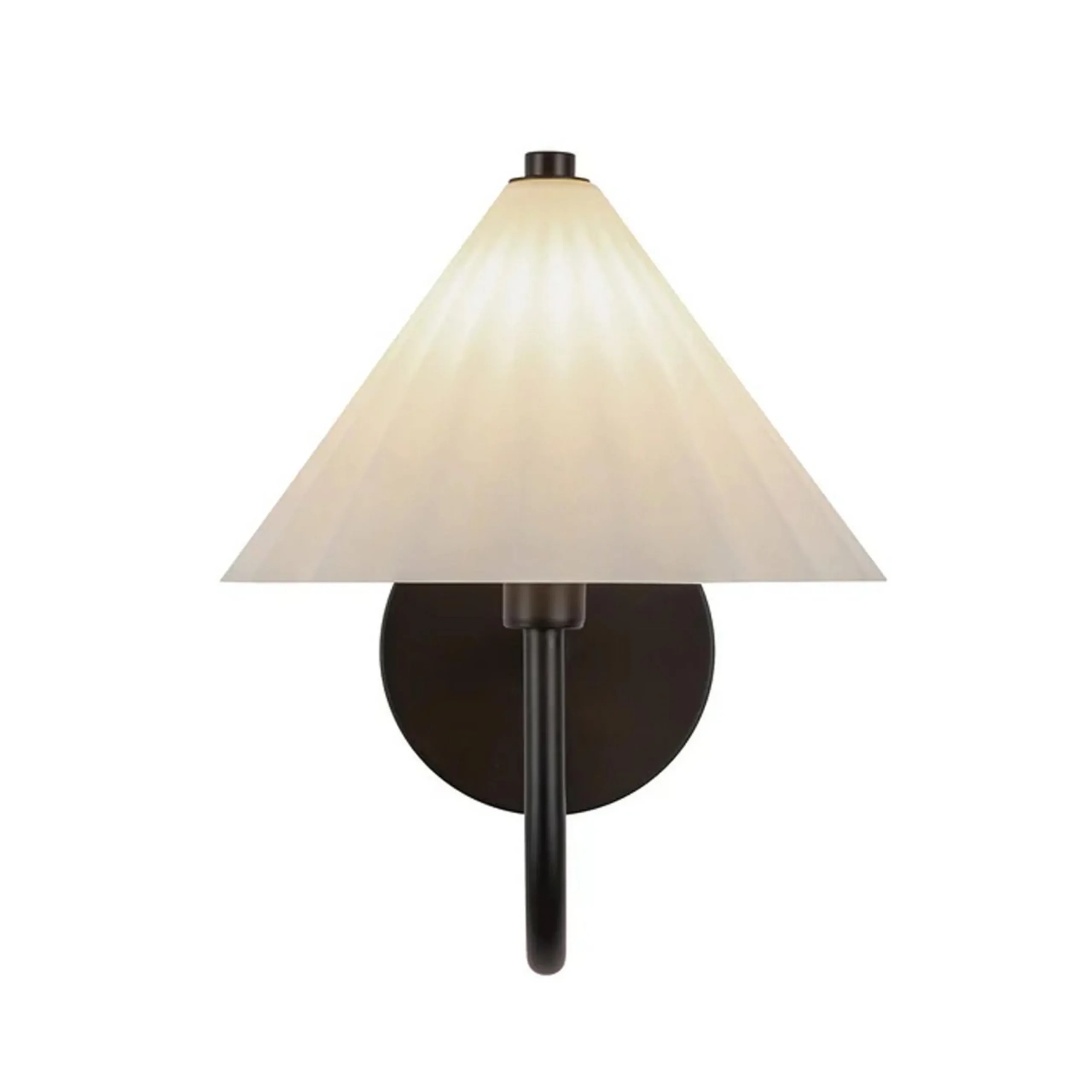 Gently Pleated Sconce