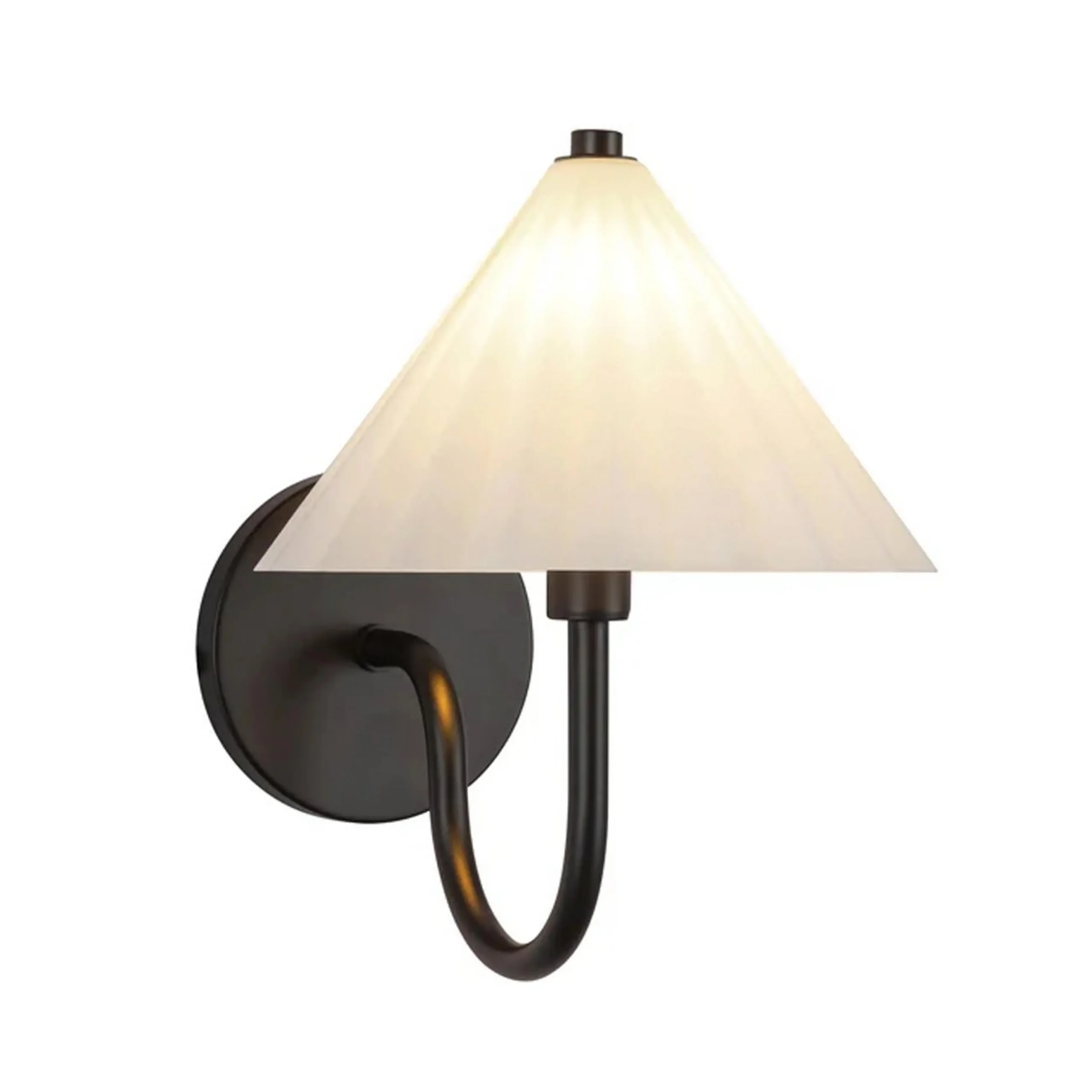 Gently Pleated Sconce
