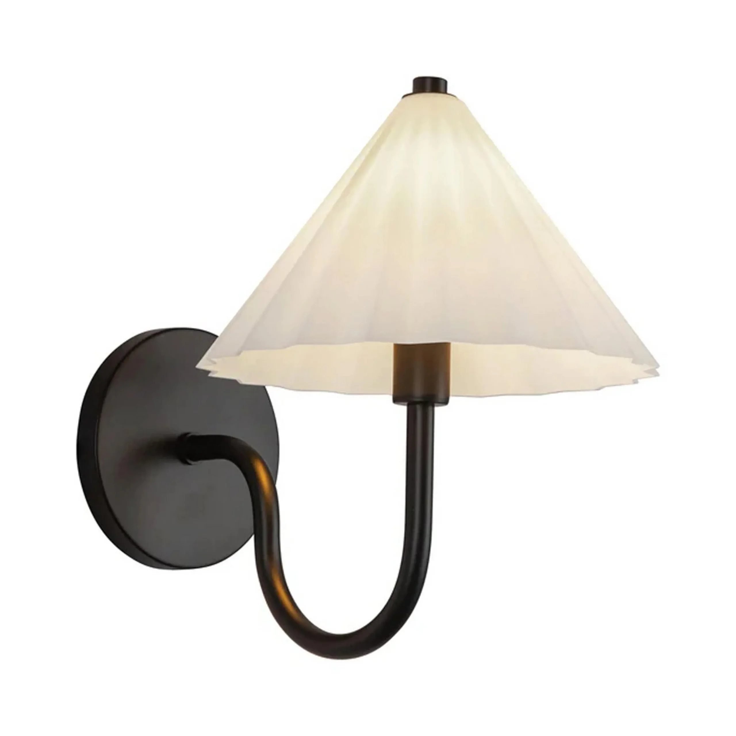 Gently Pleated Sconce