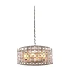 Geo Capiz Shell Chandelier - Large