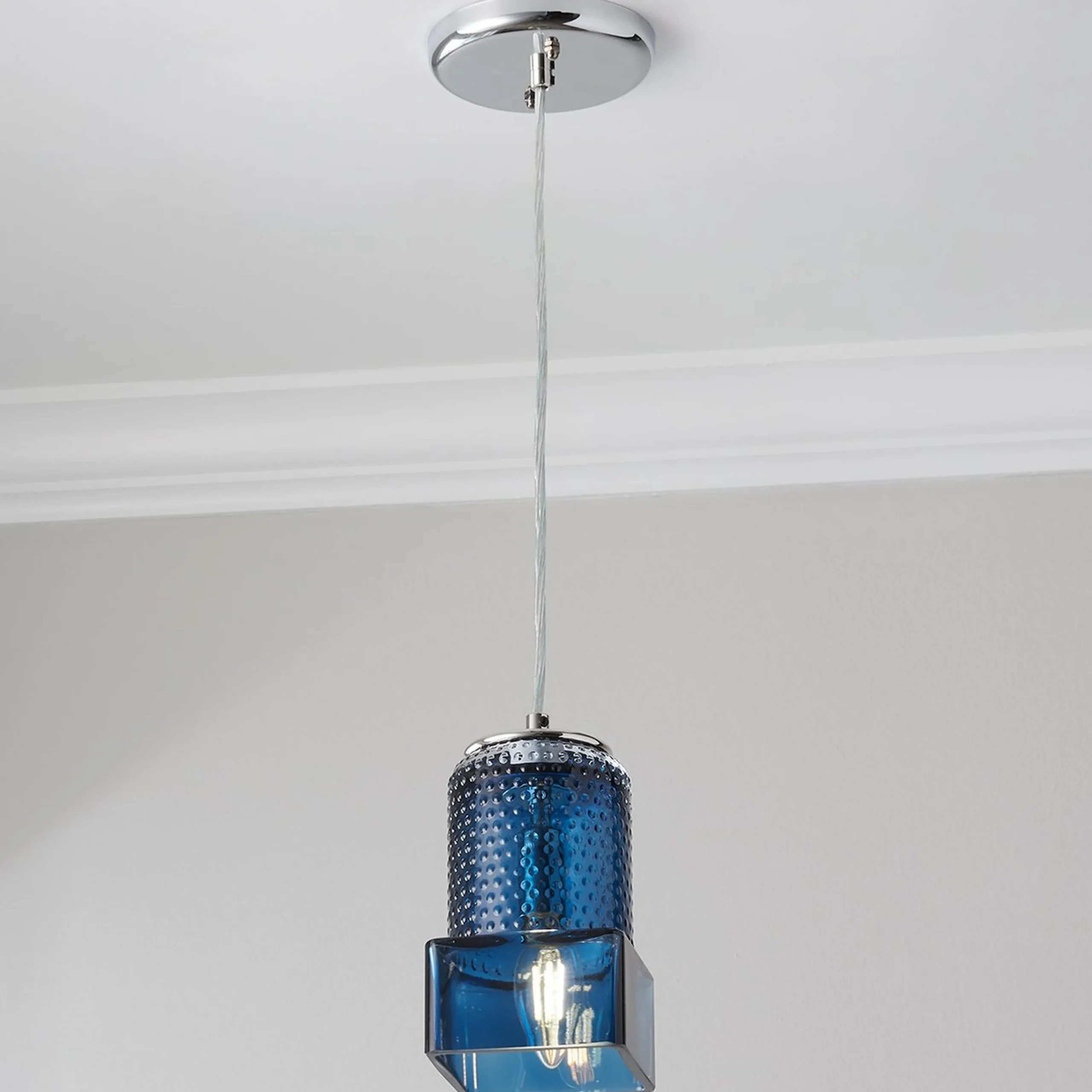 Geometric Hobnail Pendant
