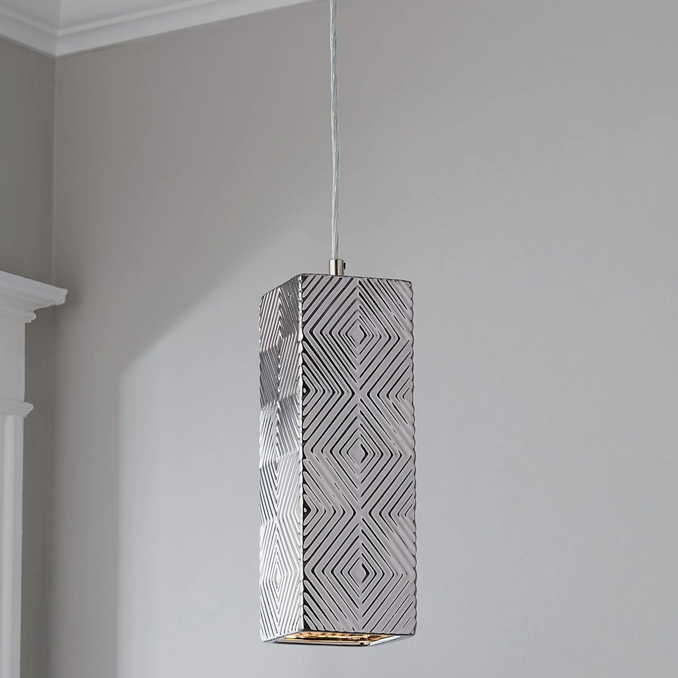Geometric Tower Pendant
