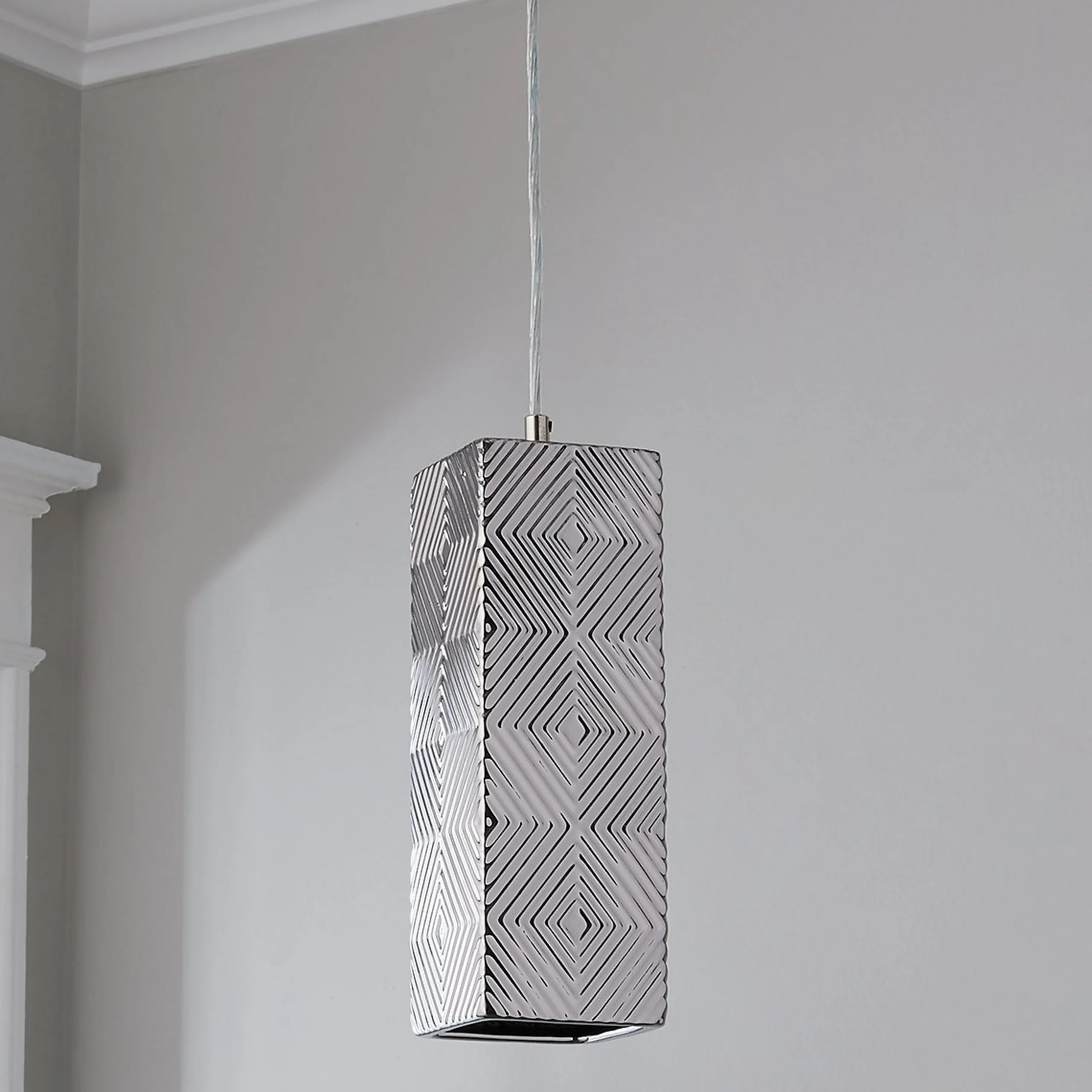 Geometric Tower Pendant