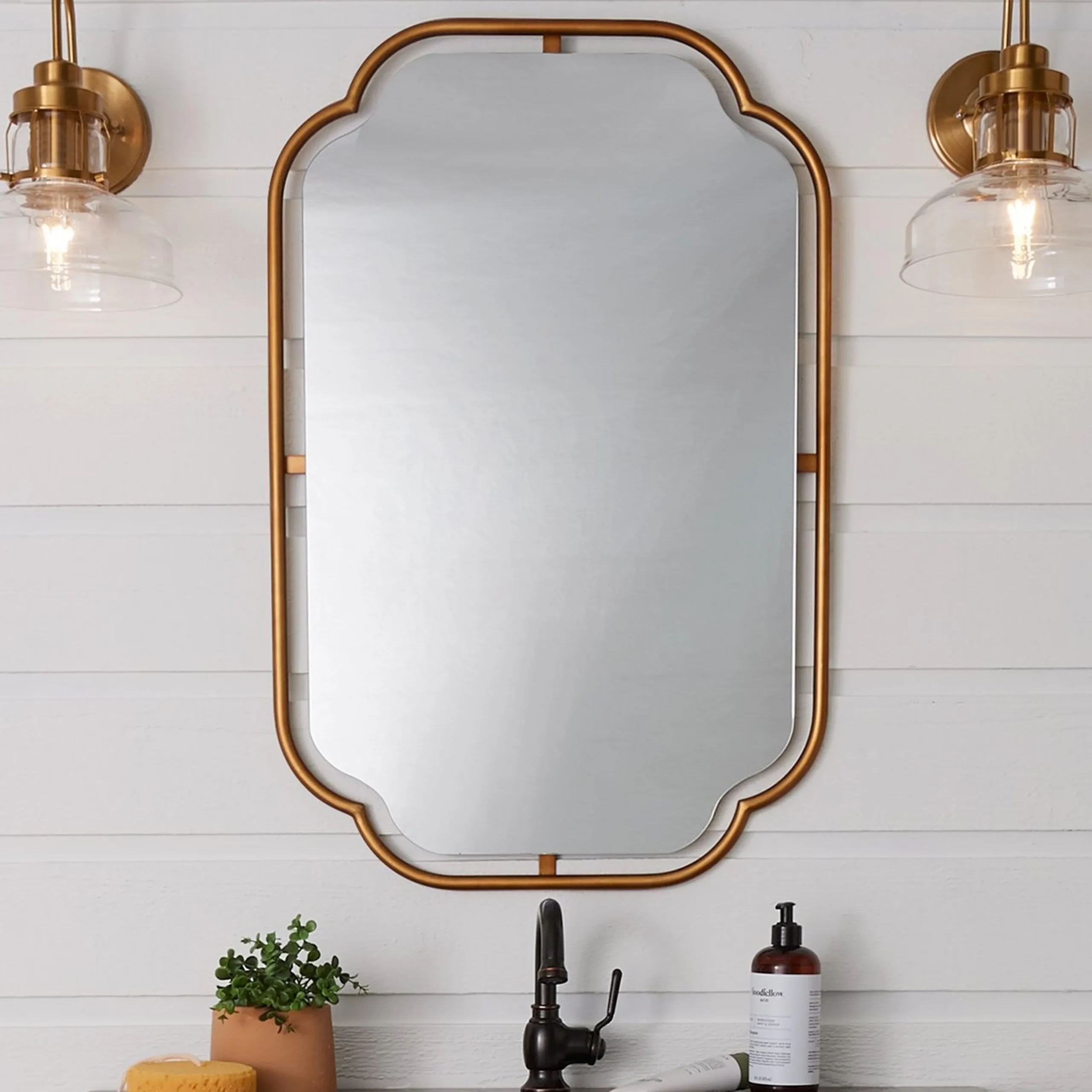 Gilded Finery Mirror