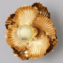 Glam Lotus Flower Sconce