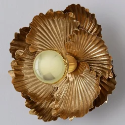 Glam Lotus Flower Sconce