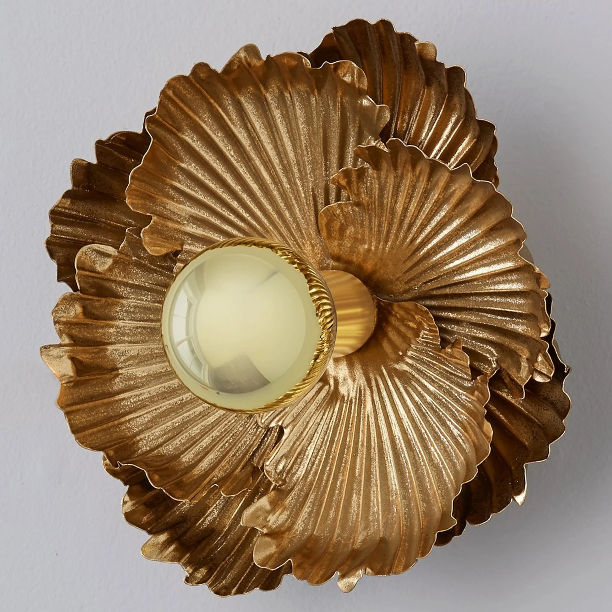 Glam Lotus Flower Sconce