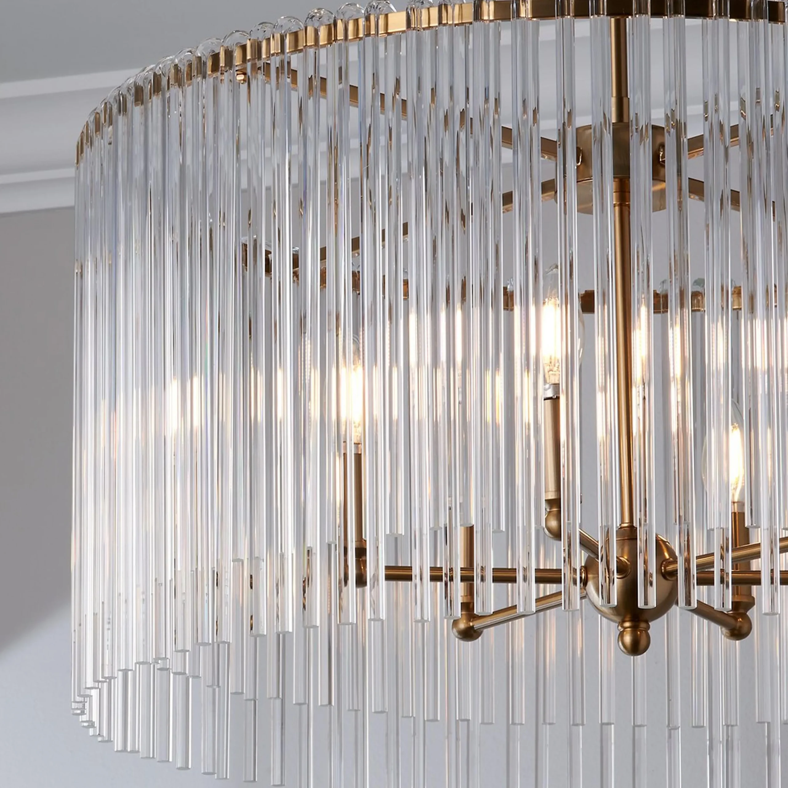 Glass-cicles Chandelier