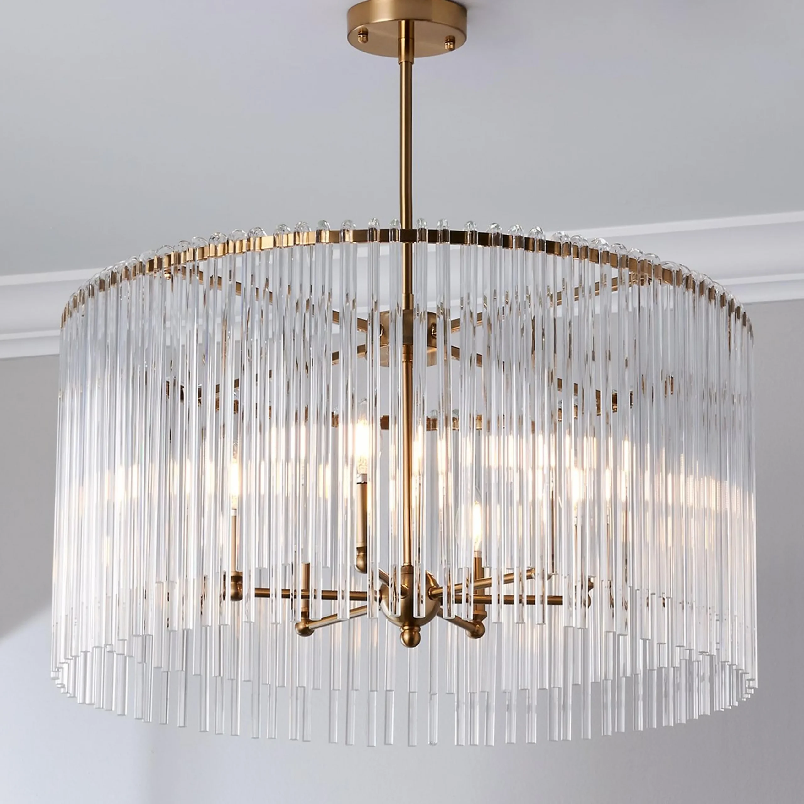 Glass-cicles Chandelier