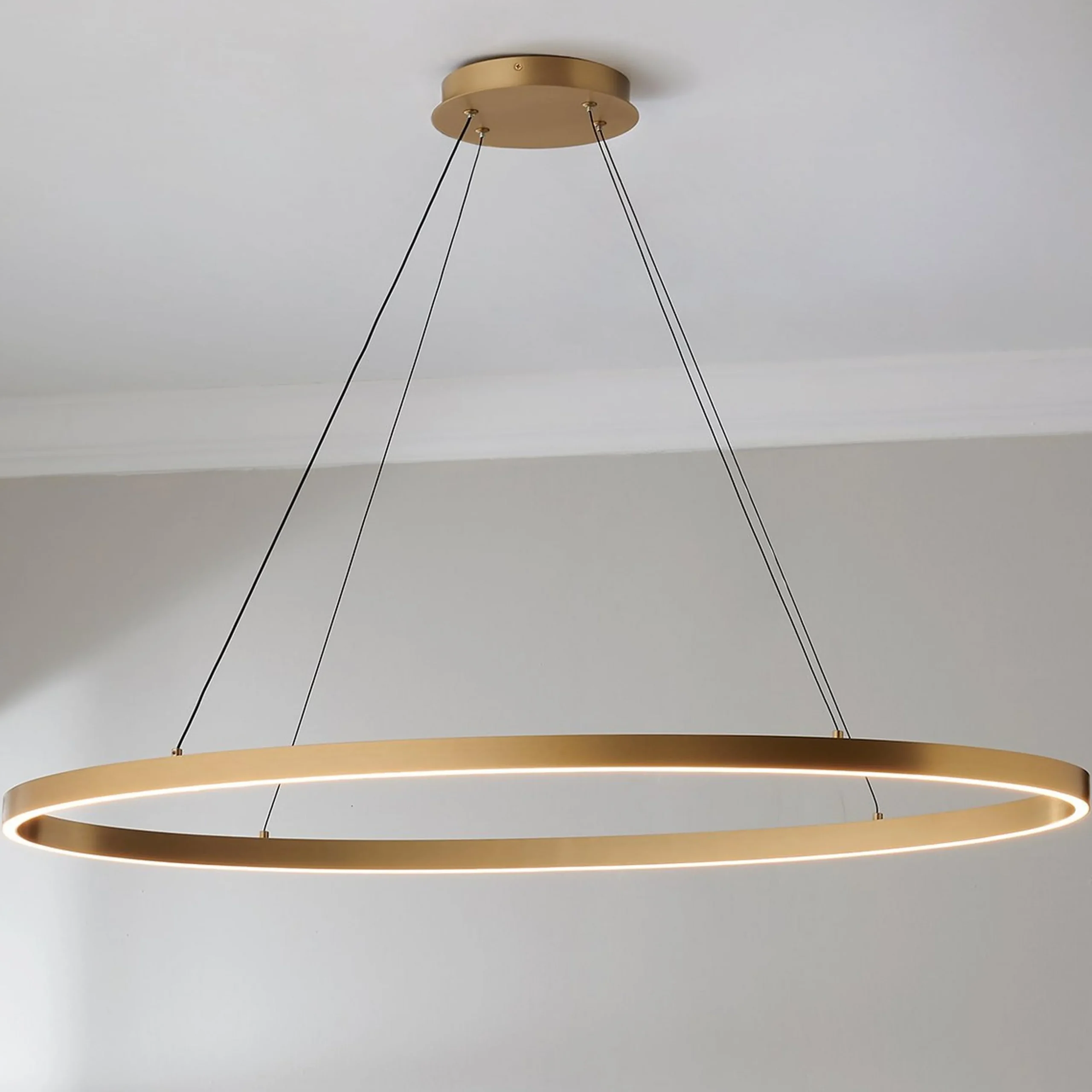 Gleaming Halo LED Chandelier - Small