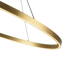 Gleaming Halo LED Chandelier - Medium