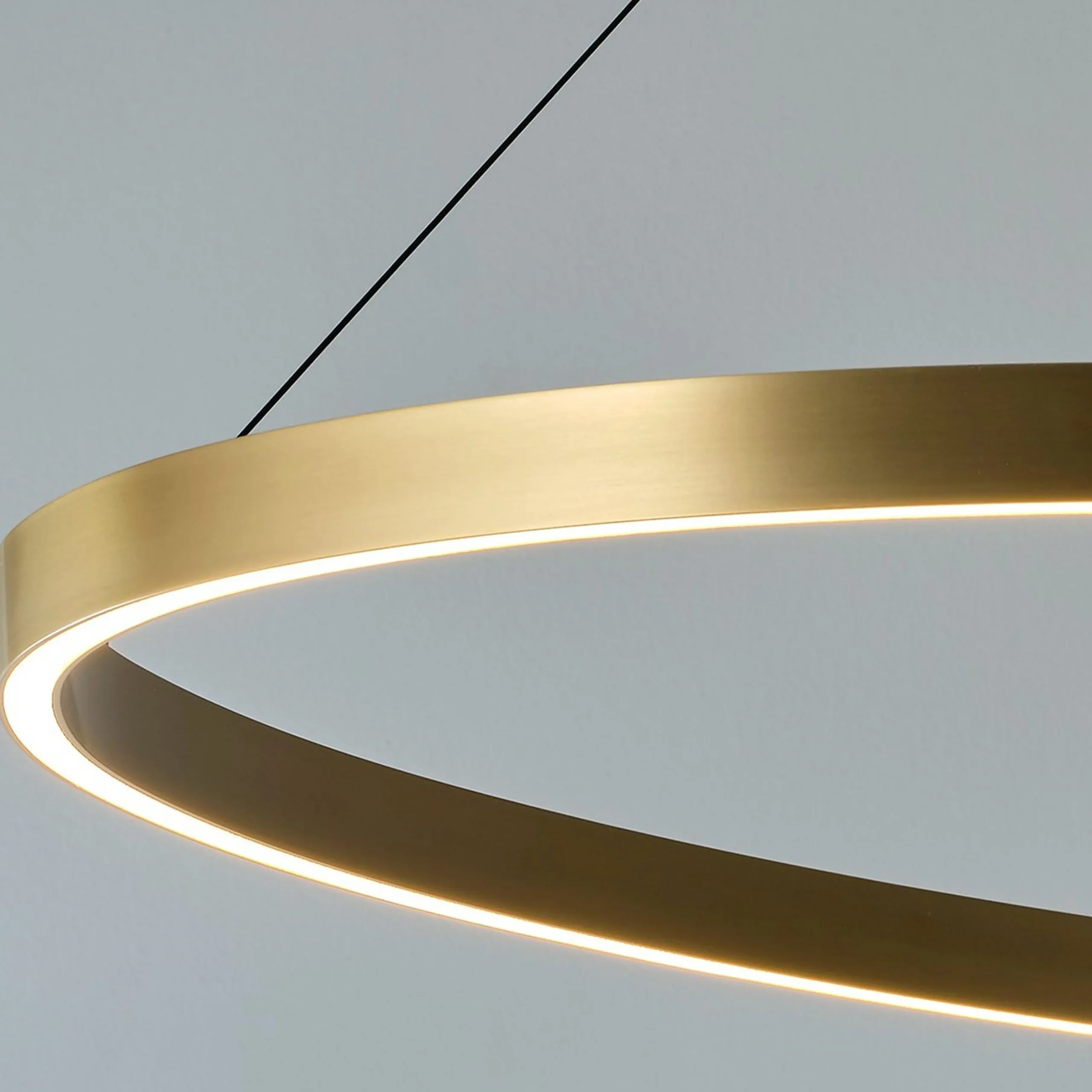 Gleaming Halo LED Chandelier - Medium