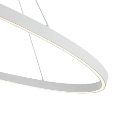 Gleaming Halo LED Chandelier - Medium