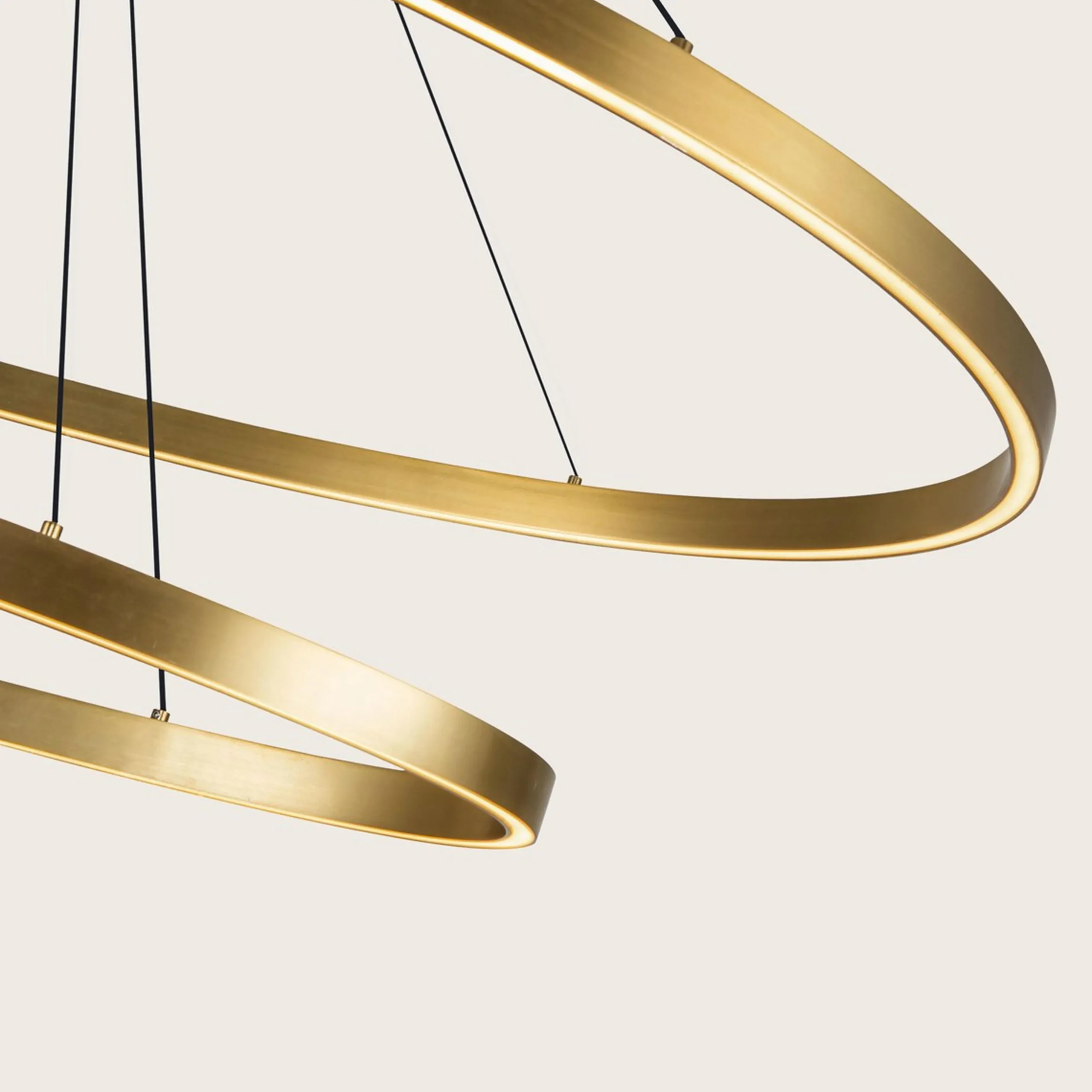 Gleaming Halo LED Chandelier - Large