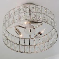 Glinting Glam Semi-Flush Ceiling Light