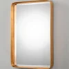Golden Metal Edge Mirror