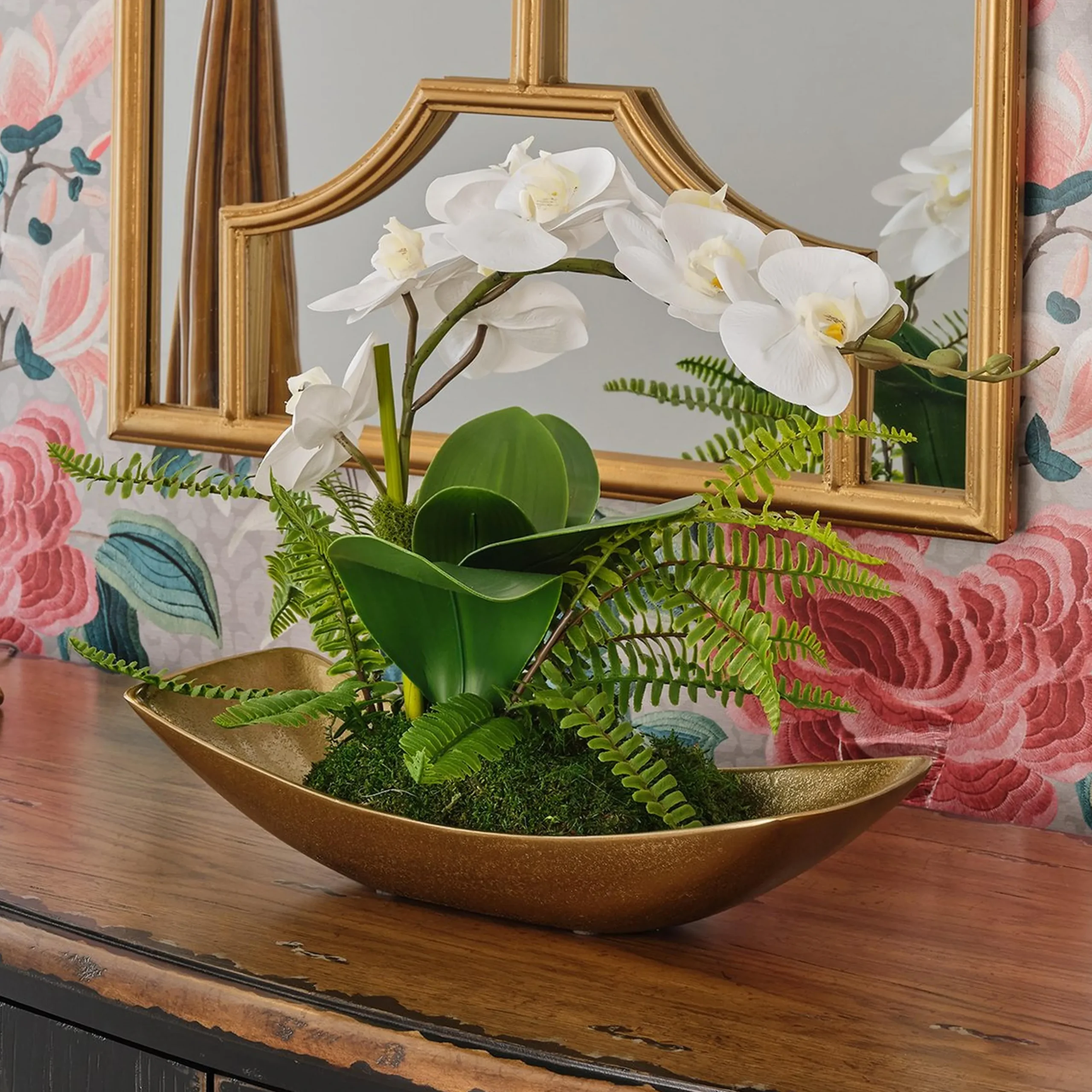 Golden Orchid Centerpiece
