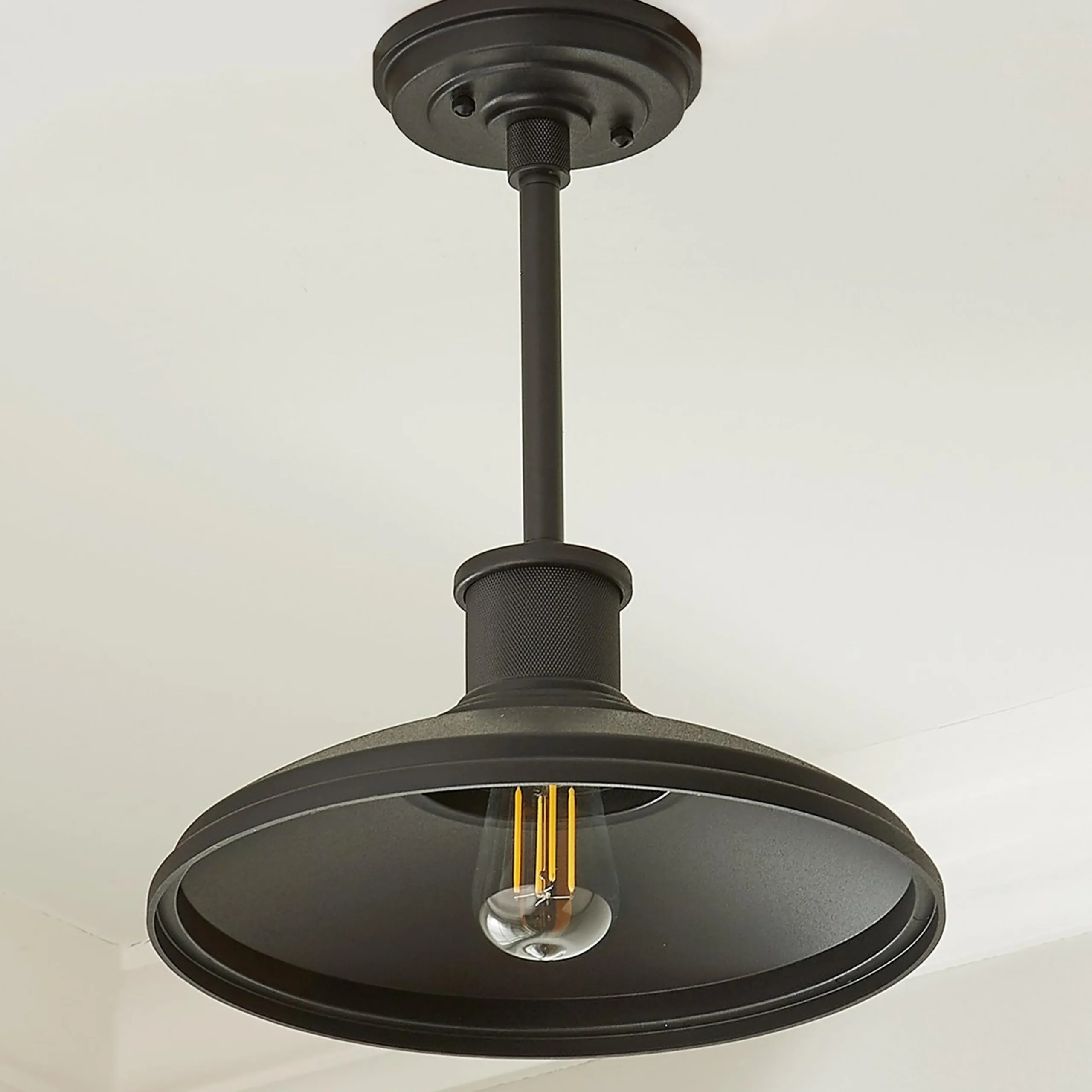 Gooseneck Warehouse Convertible Ceiling Light
