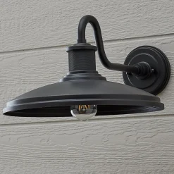 Gooseneck Warehouse Outdoor Sconce - Large