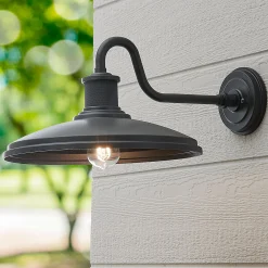 Gooseneck Warehouse Outdoor Sconce - Large