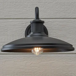 Gooseneck Warehouse Outdoor Sconce - Large