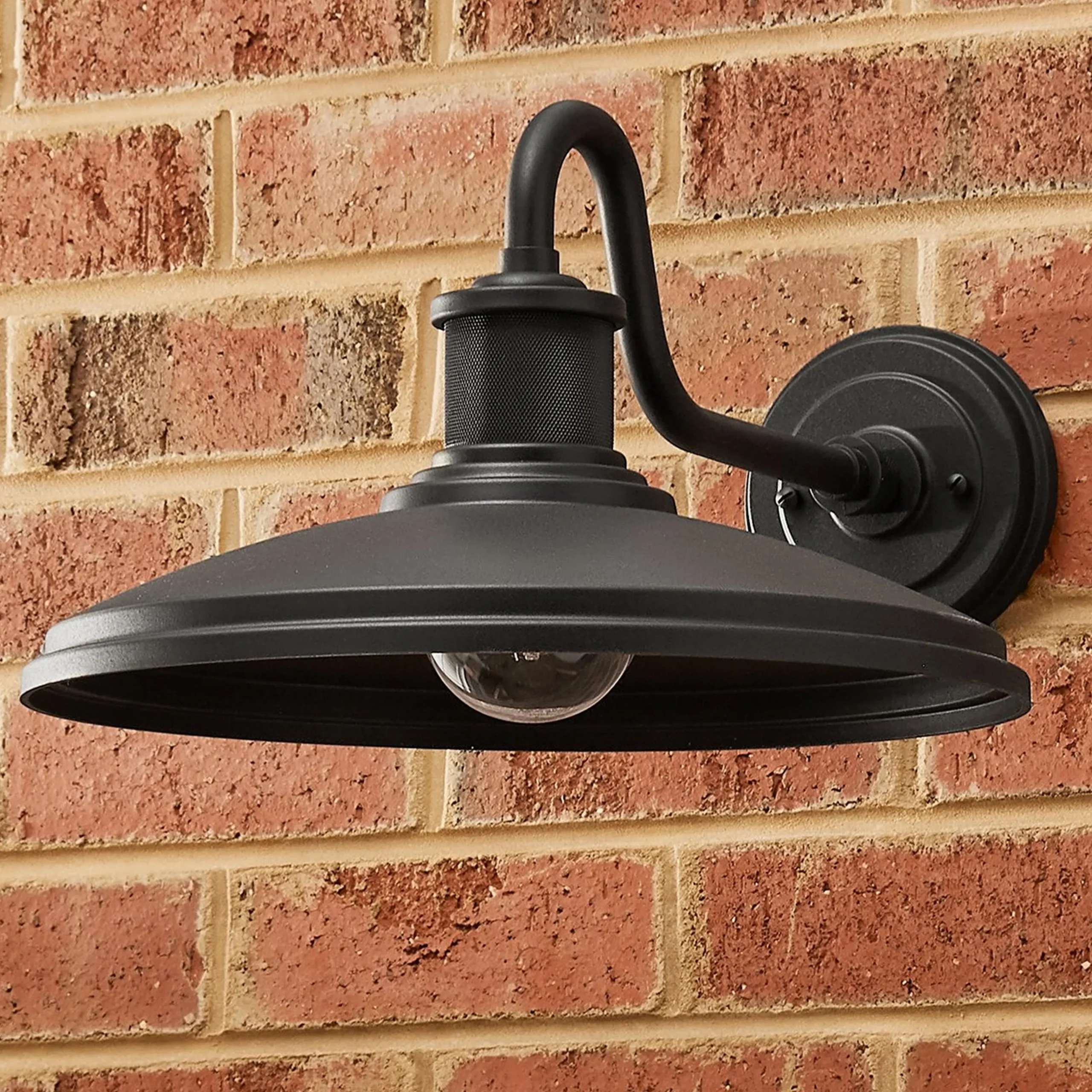 Gooseneck Warehouse Outdoor Sconce - Large