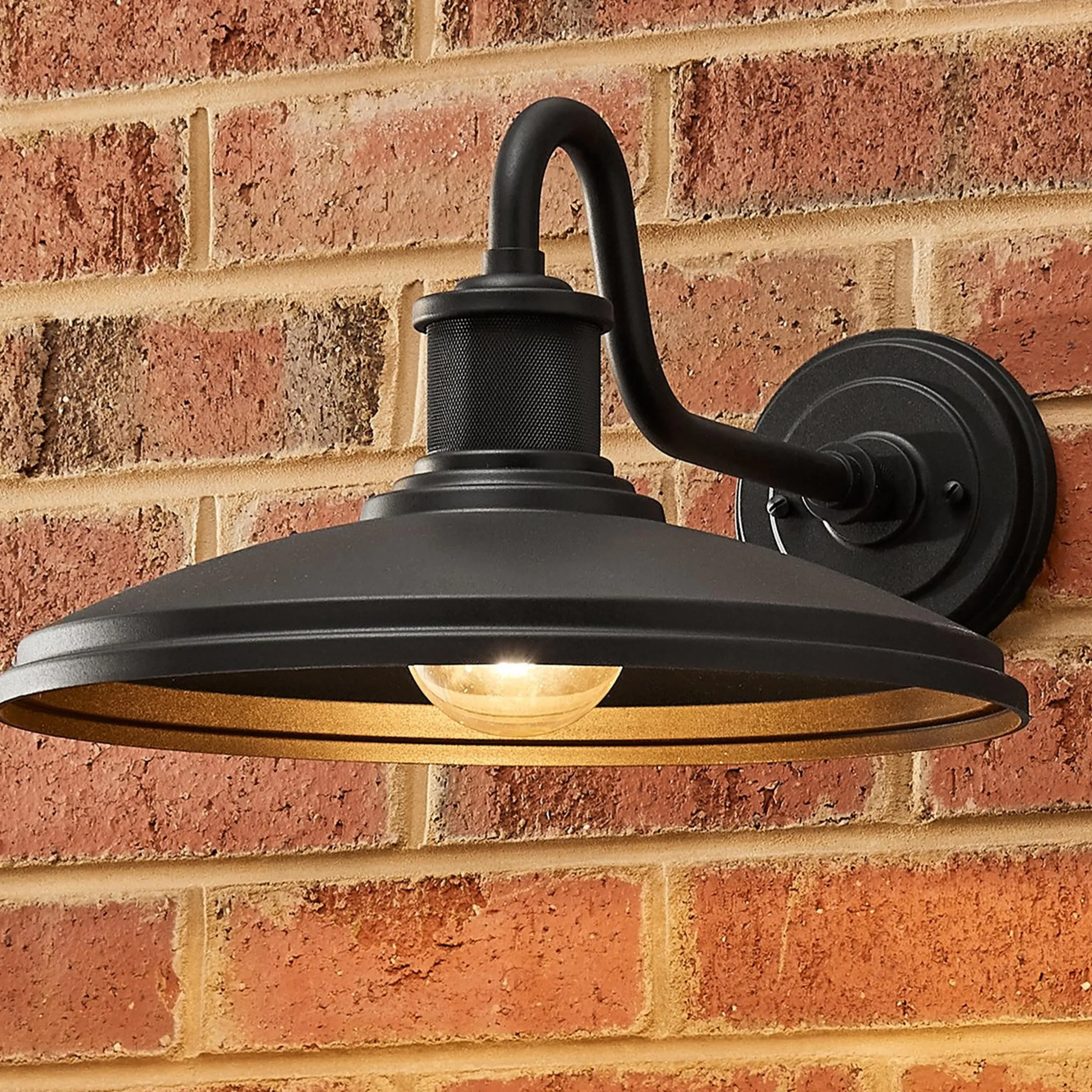 Gooseneck Warehouse Outdoor Sconce - Large