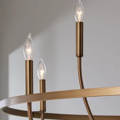 Graceful Curve Chandelier - Large