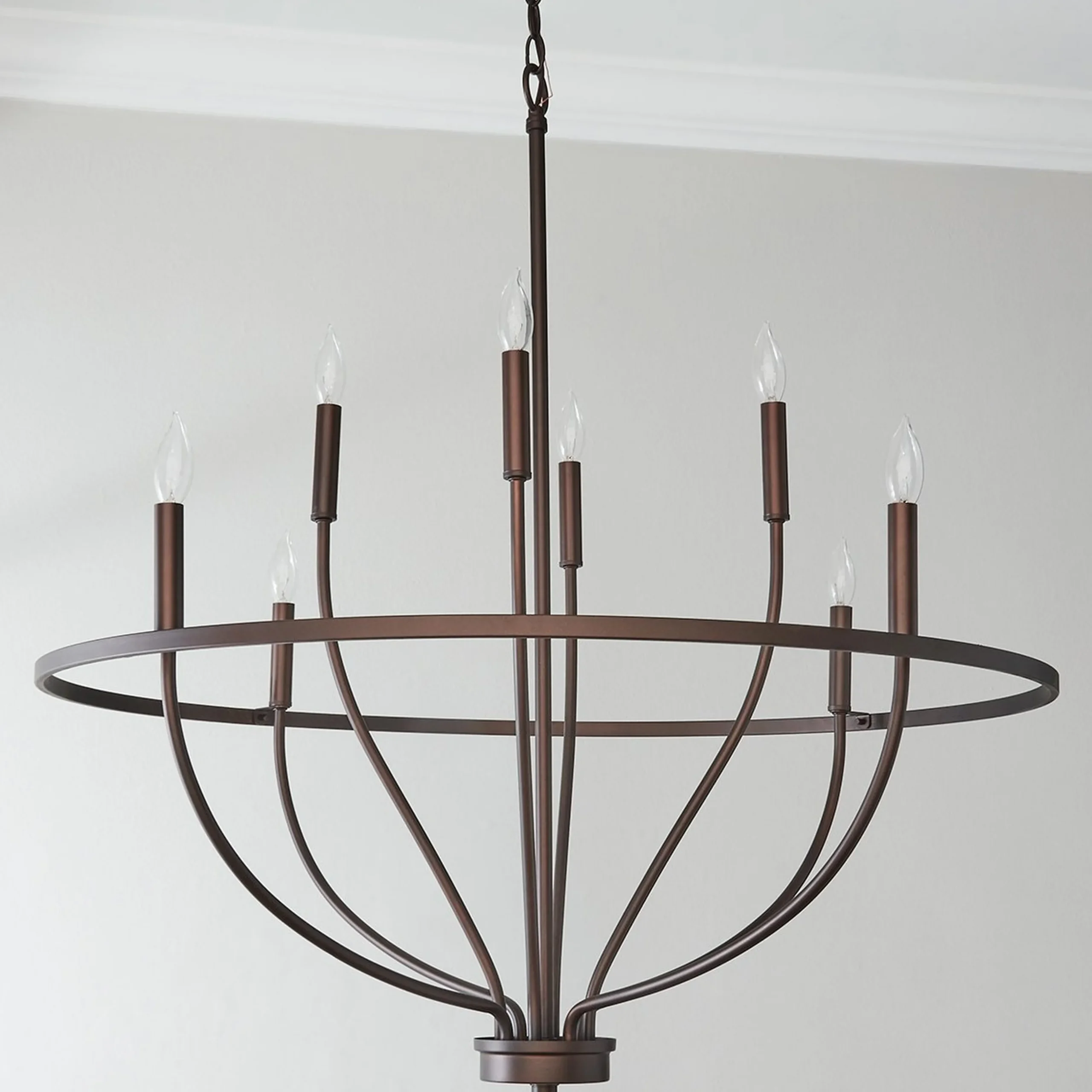 Graceful Curve Chandelier - Medium
