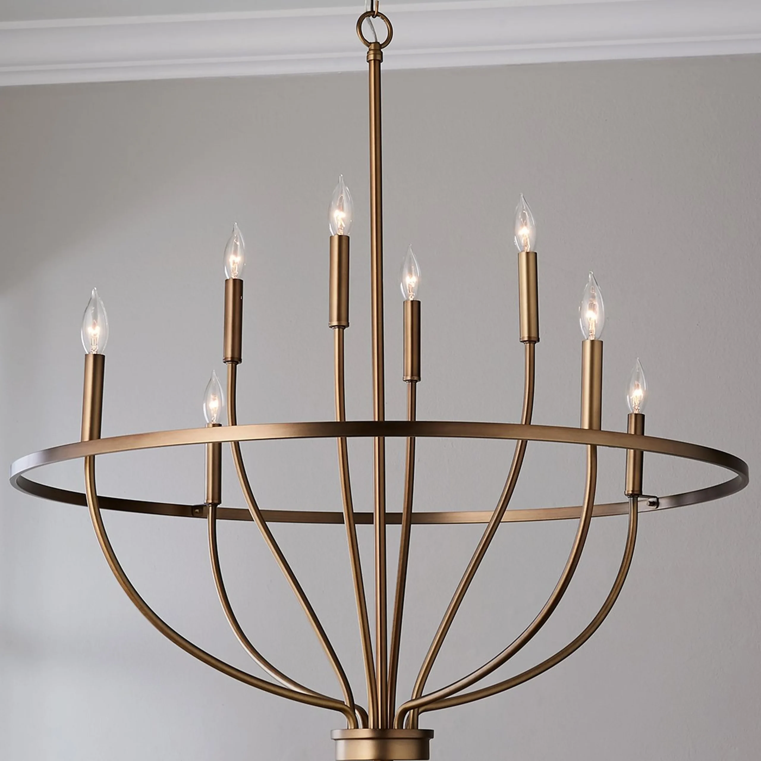 Graceful Curve Chandelier - Medium