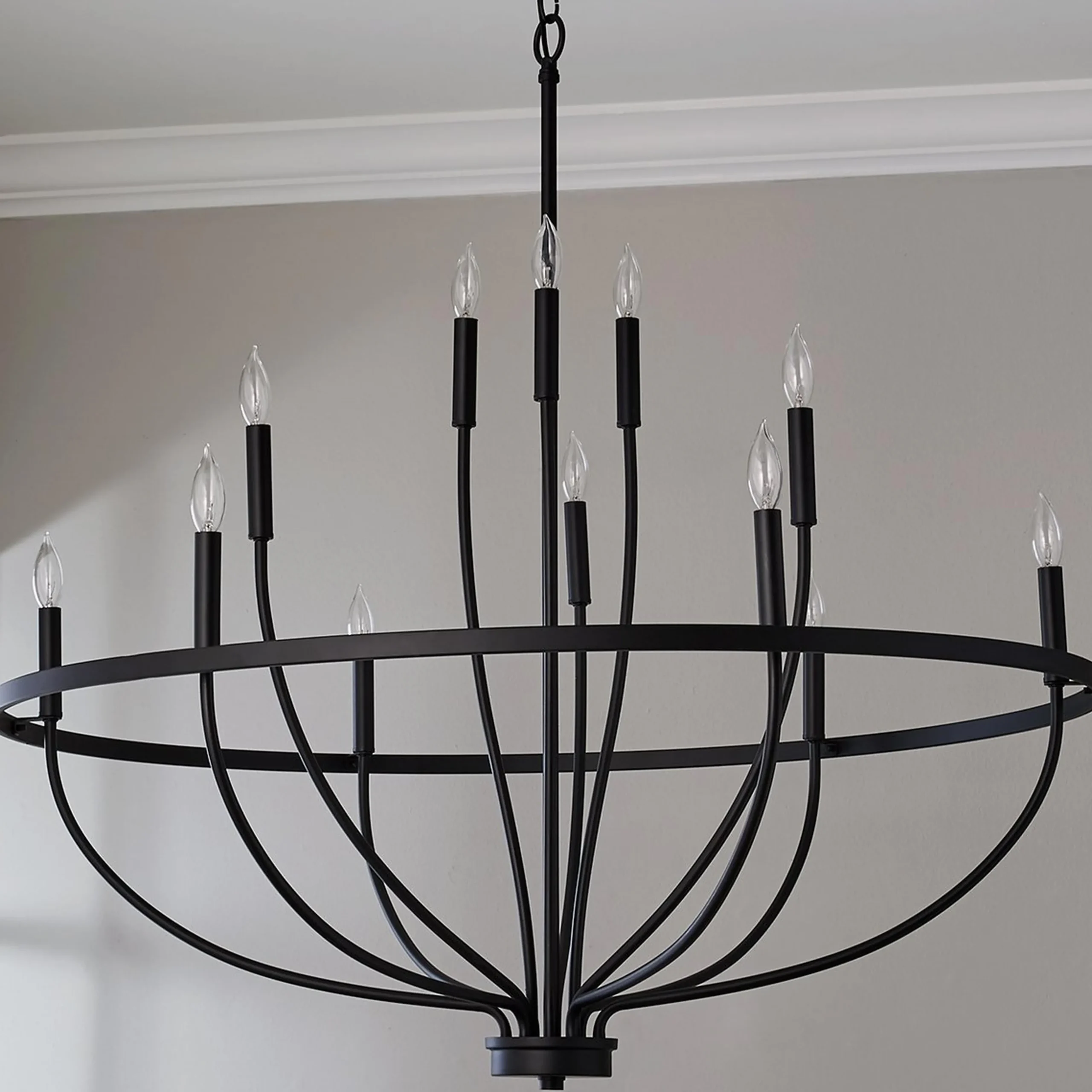Graceful Curve Chandelier - Large