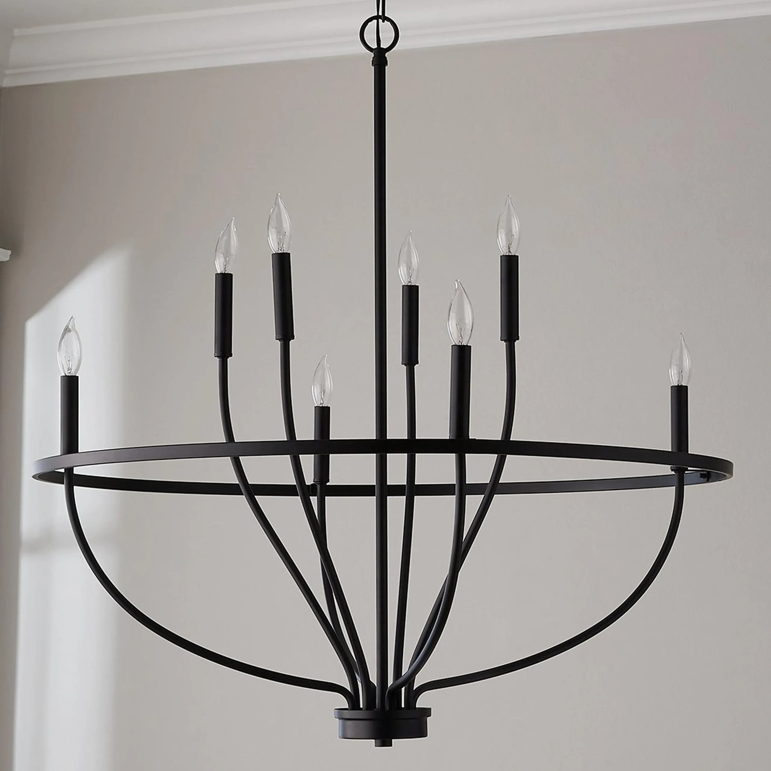 Graceful Curve Chandelier - Medium