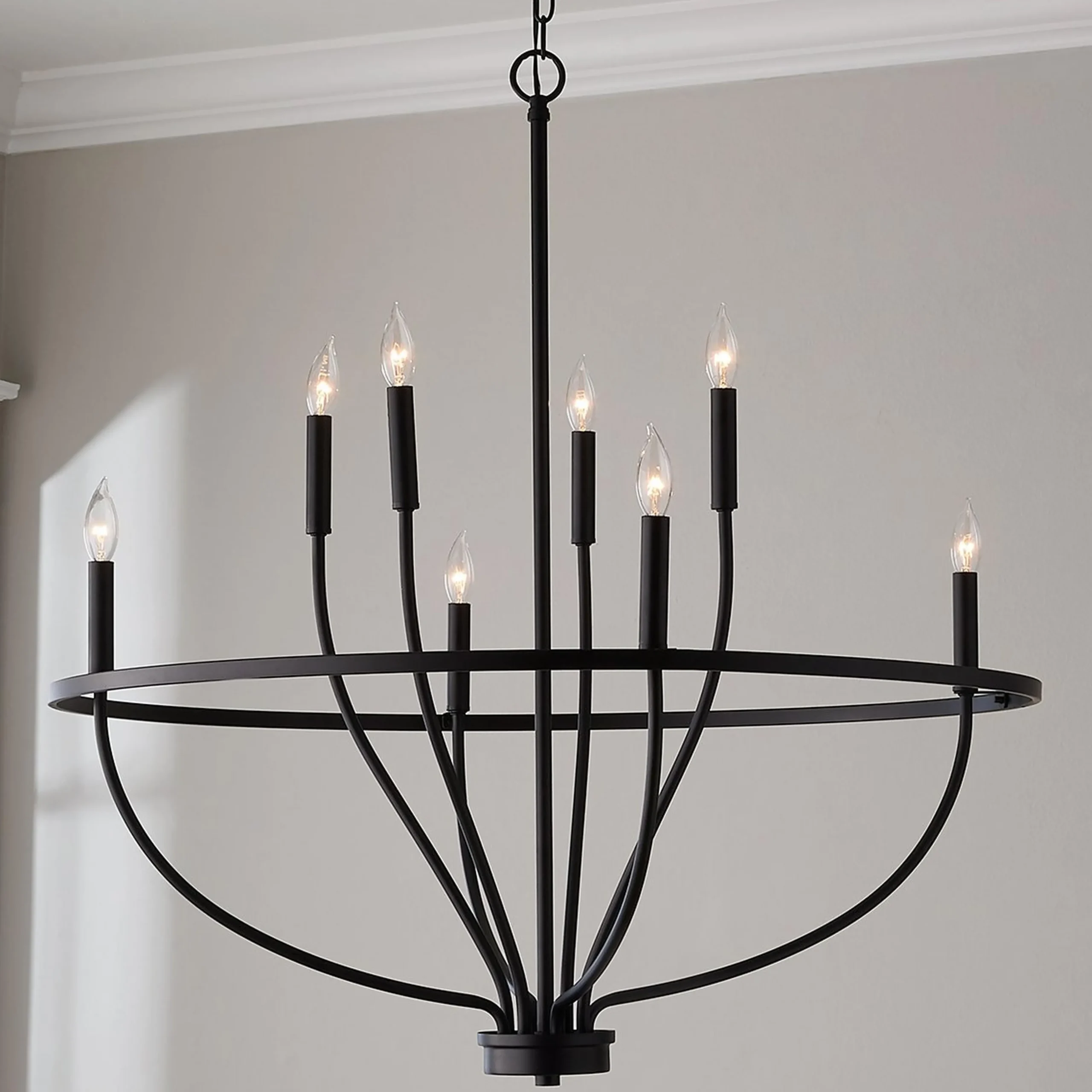 Graceful Curve Chandelier - Medium