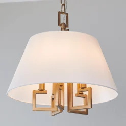 Greek Key Convertible Ceiling Light