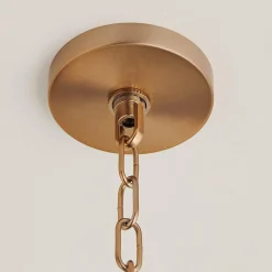 Greek Key Convertible Ceiling Light